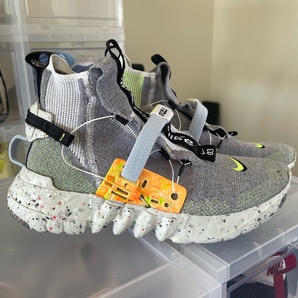 Nike Gray and Orange Sneakers